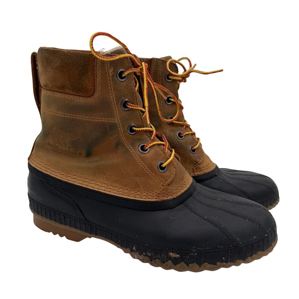 Sorel Men's Cheyanne II Leather Waterproof Boots Size 10